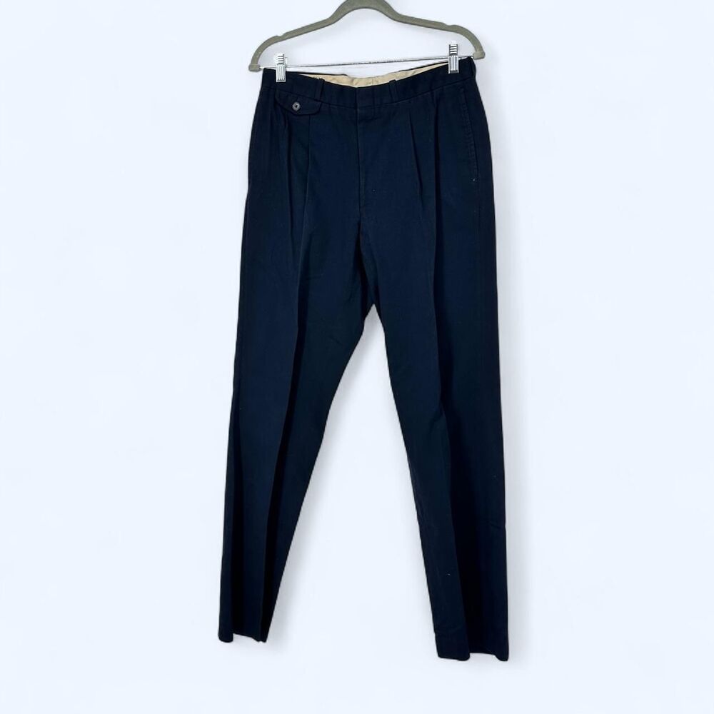 Abercrombie & Fitch Black Trousers Vintage 80s Sony Pictures Wardrobe Chinos